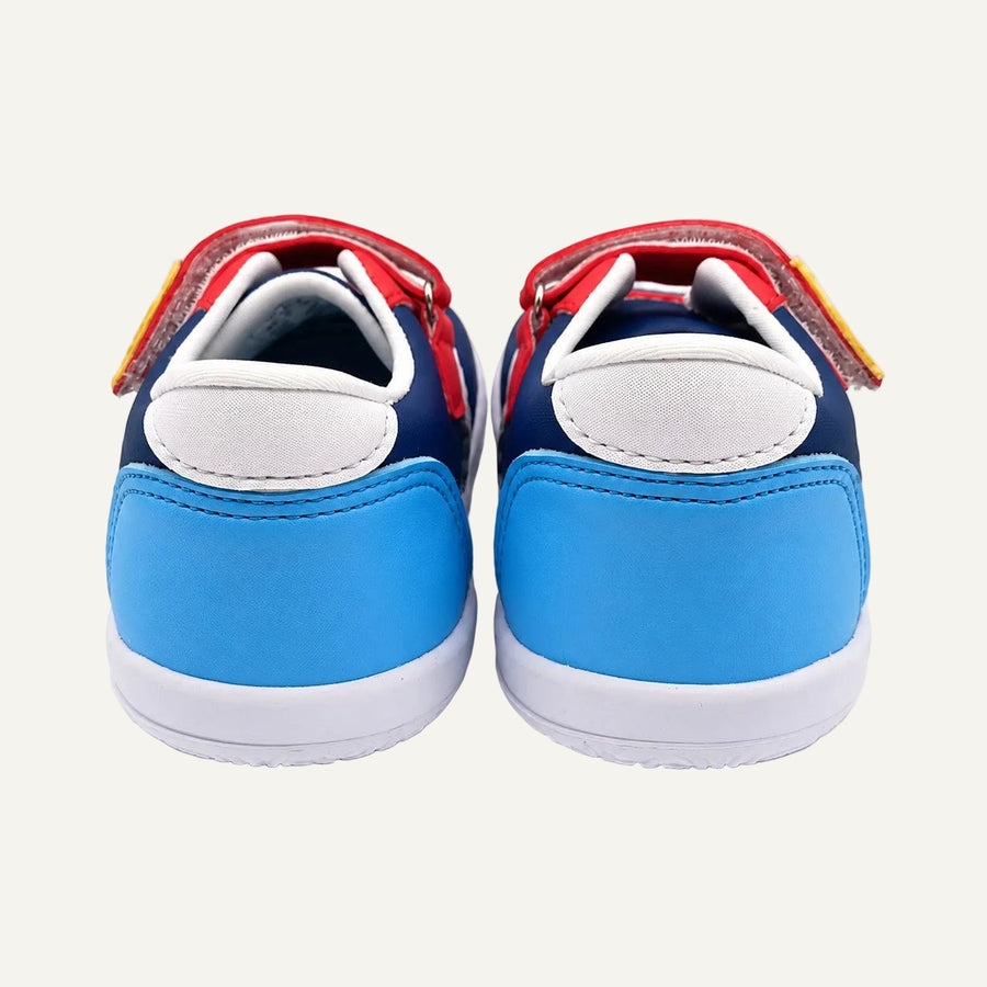 Zapato Barefoot BLUMB VYBE para niño en color zafiro, vista posterior